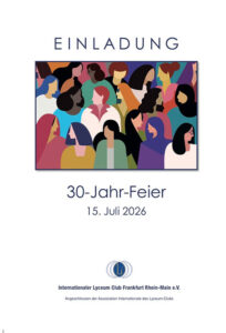 30-Jahr-Feier unseres ILC Frankfurt Rhein Main